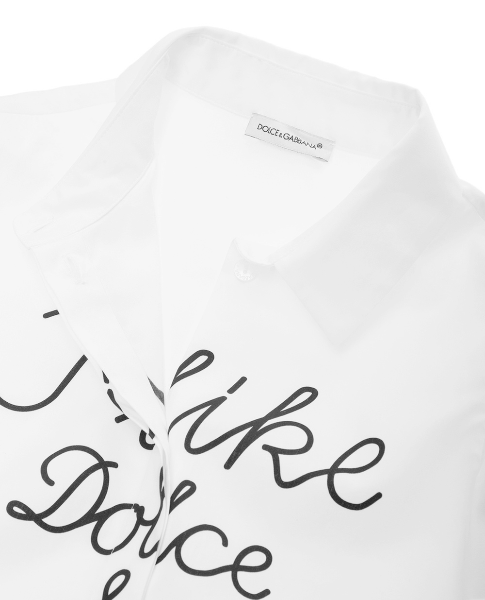 Блуза Dolce&Gabbana Kids L54S21-G7TIO-S, белый цвет • Купить в интернет-магазине Kameron
