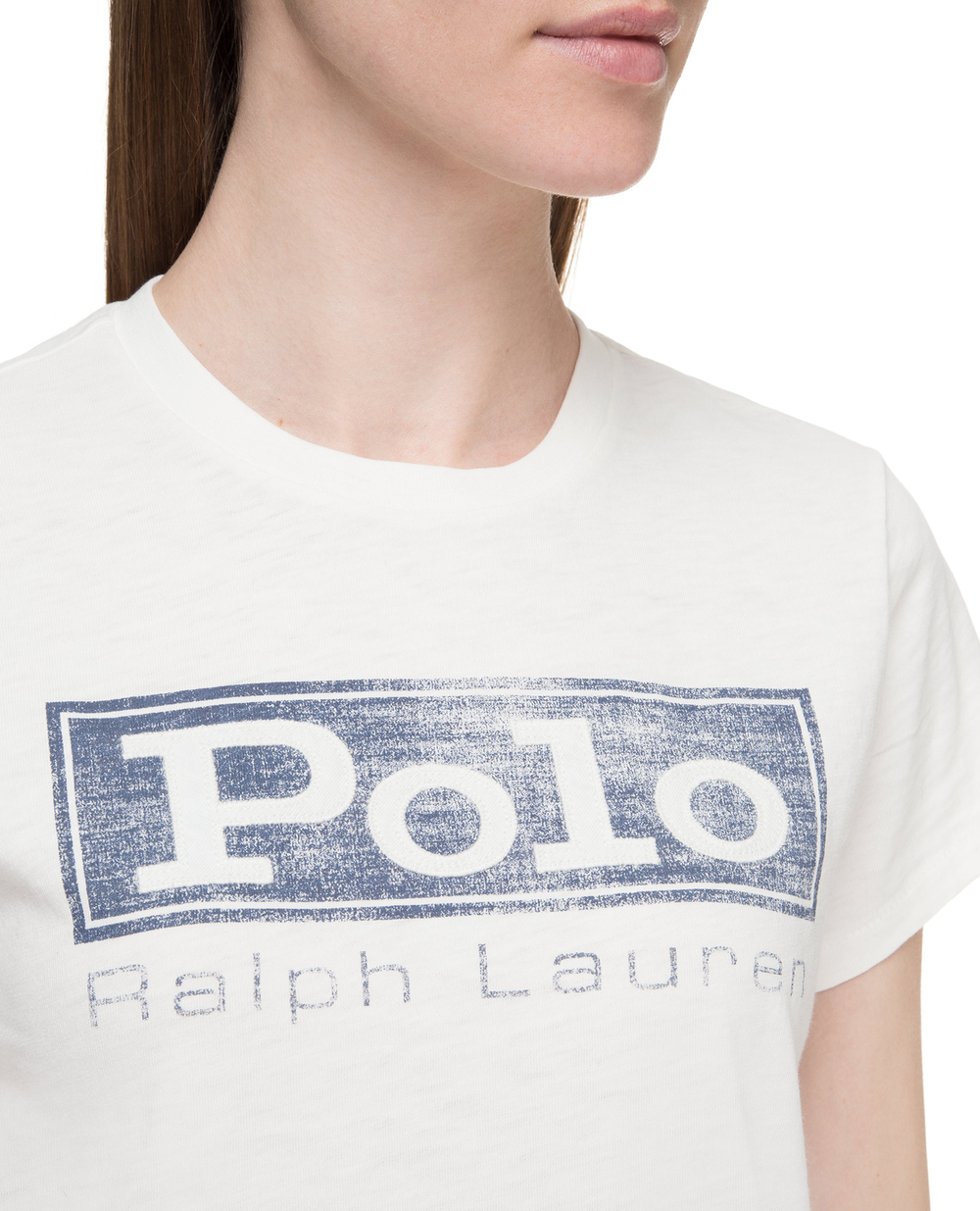 Футболка Polo Ralph Lauren 211718198003SS19, білий колір • Купити в інтернет-магазині Kameron