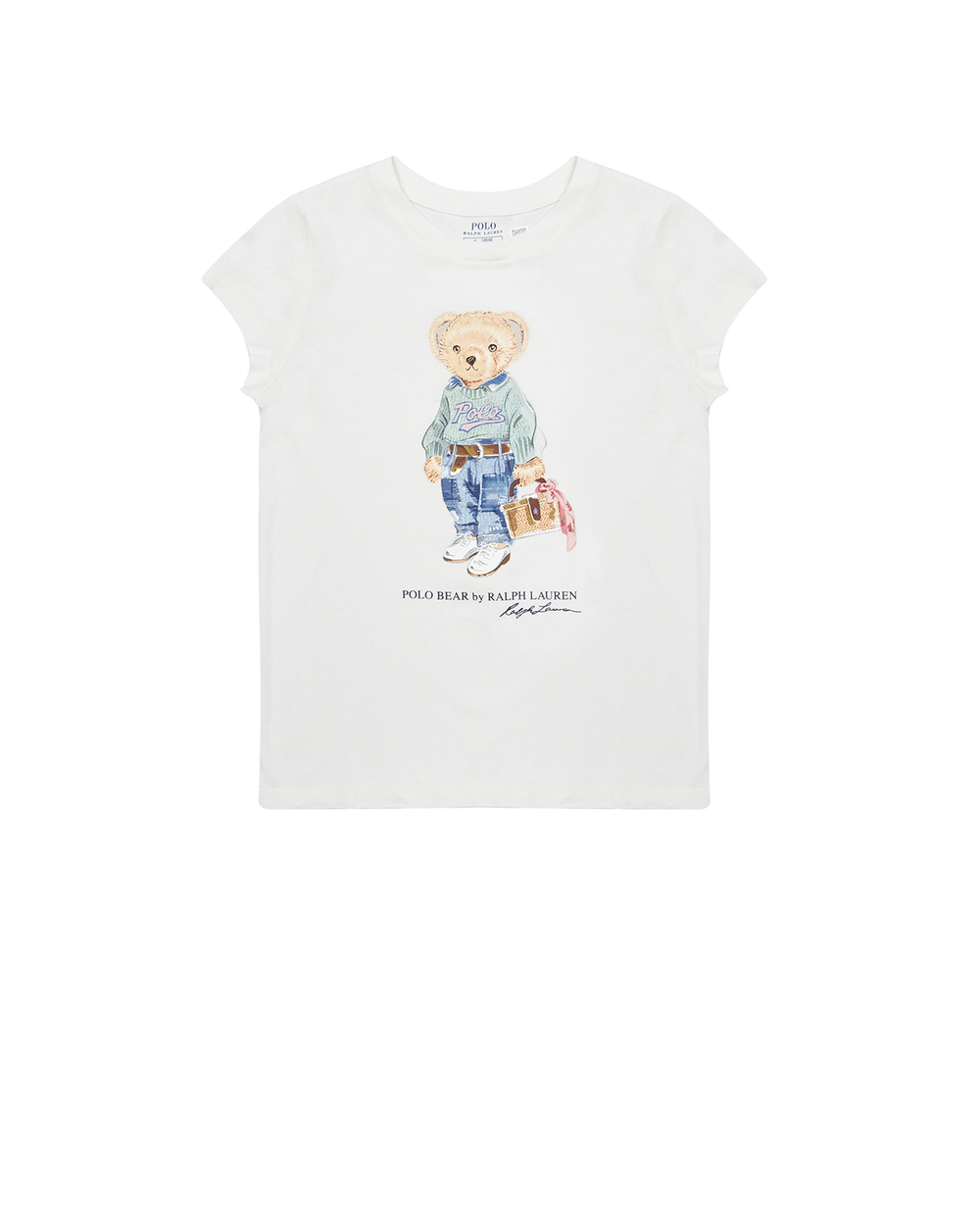 Дитяча футболка Polo Bear Polo Ralph Lauren Kids 312875408001, білий колір • Купити в інтернет-магазині Kameron