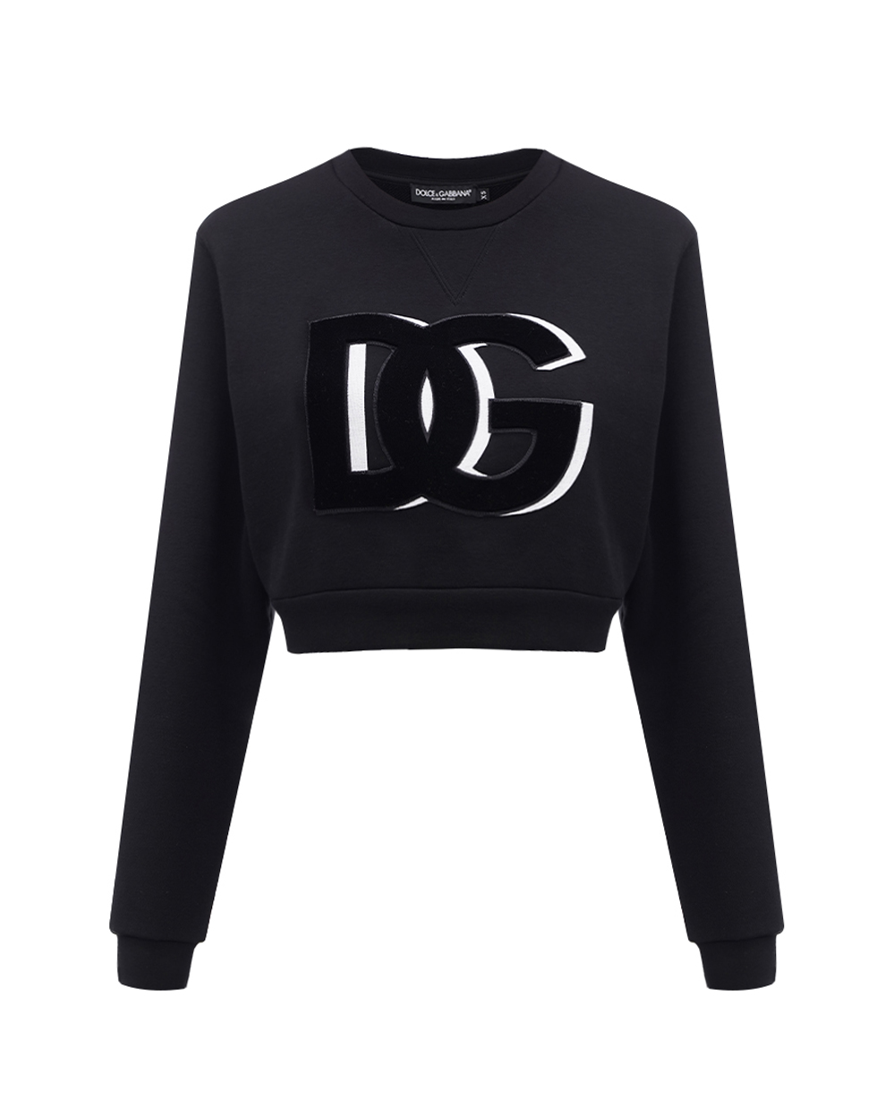 Свитшот Dolce&Gabbana F9P40Z-HU7HV, черный цвет • Купить в интернет-магазине Kameron