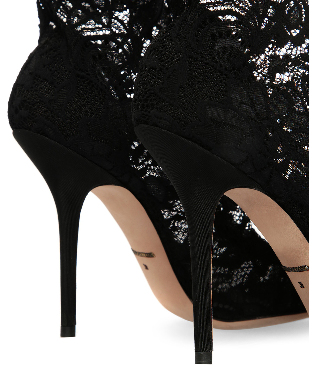 Кружевные ботильоны Bette Dolce&Gabbana CT0077-A5875, черный цвет • Купить в интернет-магазине Kameron