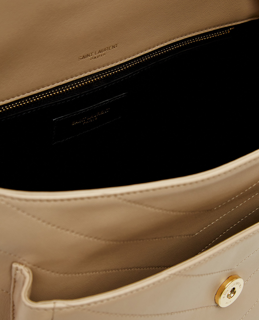 Кожаная сумка Niki Medium Saint Laurent 633158-1EL07, бежевый цвет • Купить в интернет-магазине Kameron