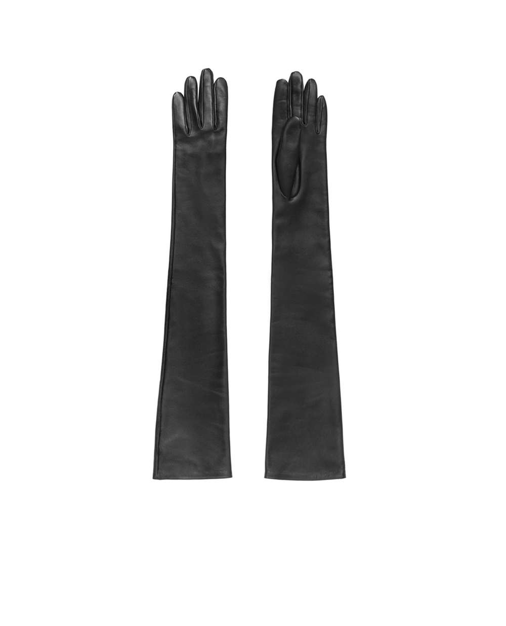 Кожаные перчатки Balmain SN0A020A020, черный цвет • Купить в интернет-магазине Kameron