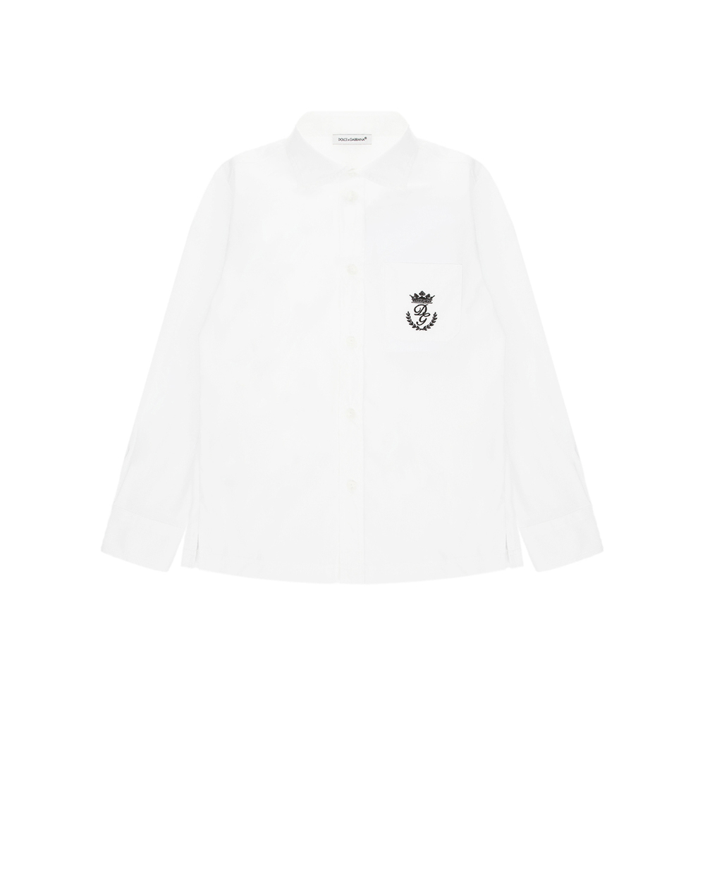 Рубашка Dolce&Gabbana Kids L4JS35-G7VOR-B, белый цвет • Купить в интернет-магазине Kameron