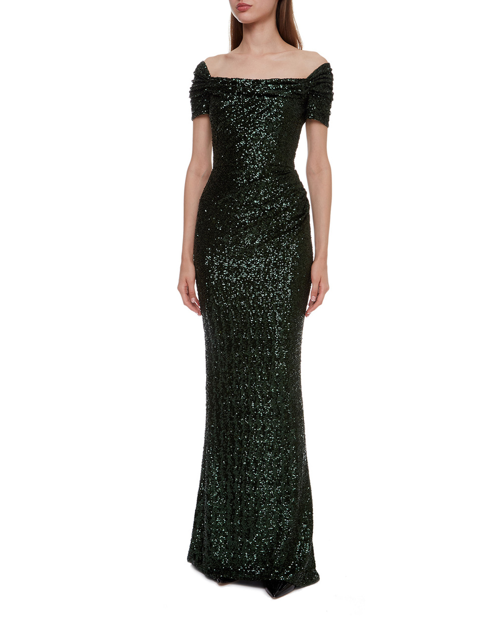 Платье Dolce&Gabbana F6K1YT-FLM7Q, зеленый цвет • Купить в интернет-магазине Kameron