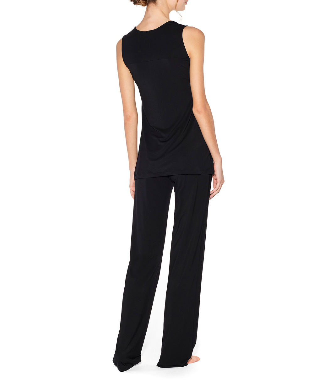 Пижама (топ, брюки) La_Perla 48080, чорний колір • Купити в інтернет-магазині Kameron
