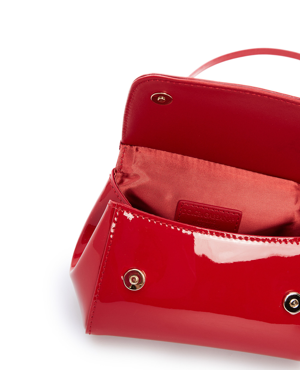 Дитяча шкіряна сумка Sicily mini Dolce&Gabbana Kids EB0003-A1067, красный колір • Купити в інтернет-магазині Kameron
