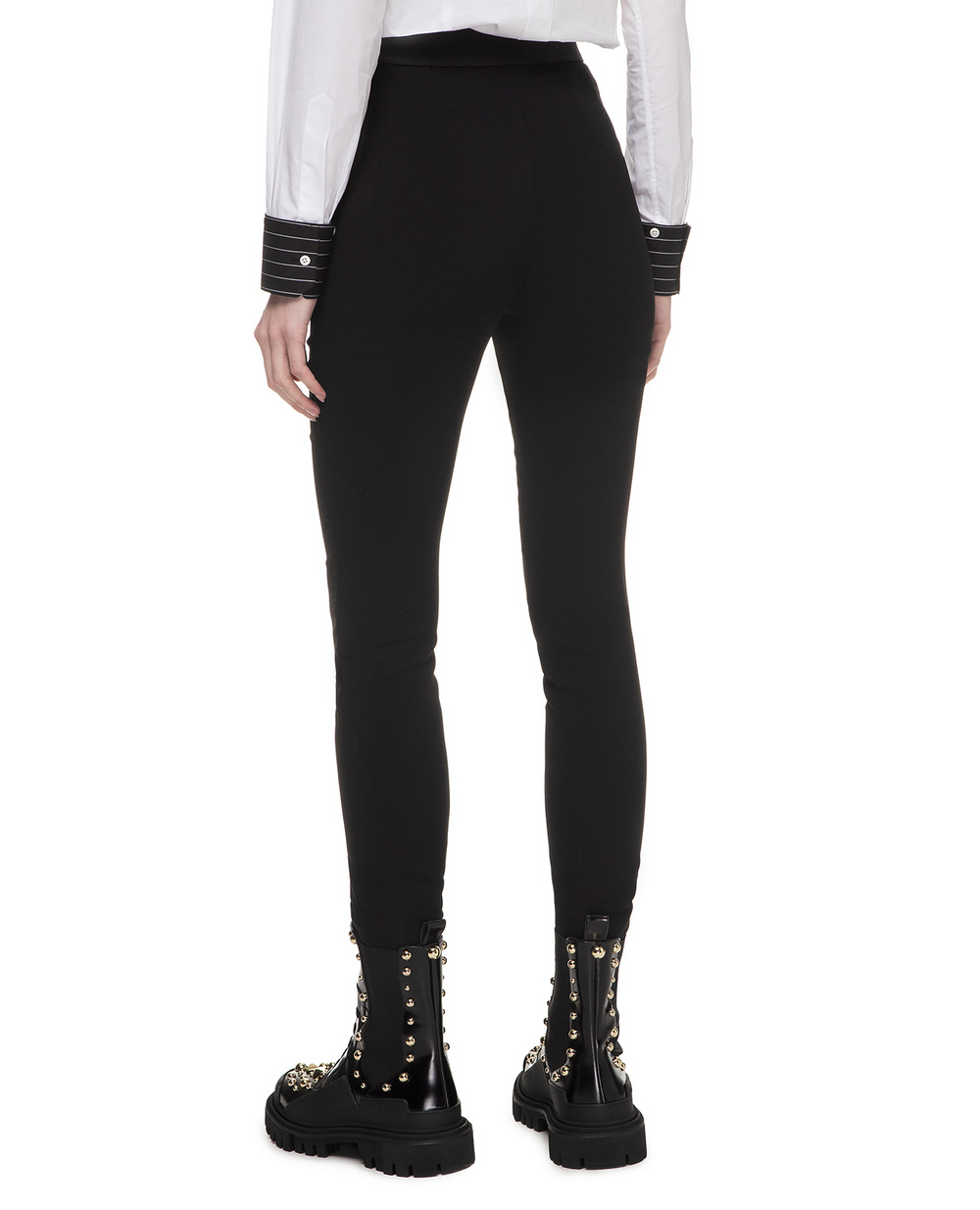 Легінси Dolce&Gabbana FTANET-FURDV, чорний колір • Купити в інтернет-магазині Kameron