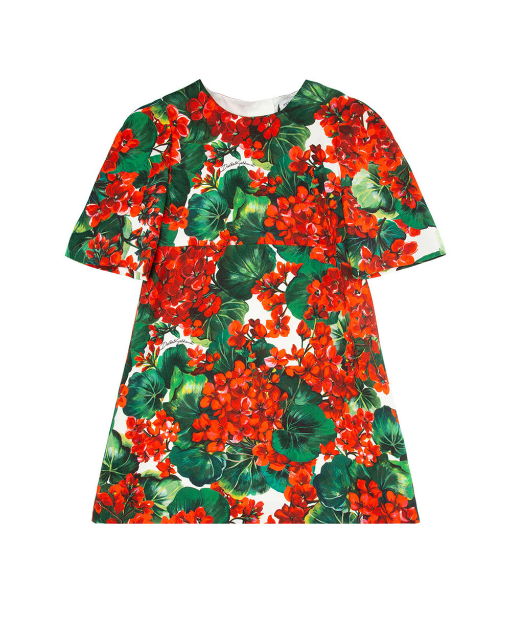 Платье Dolce&Gabbana Kids L51DH3-FSRKF-B, красный цвет • Купить в интернет-магазине Kameron