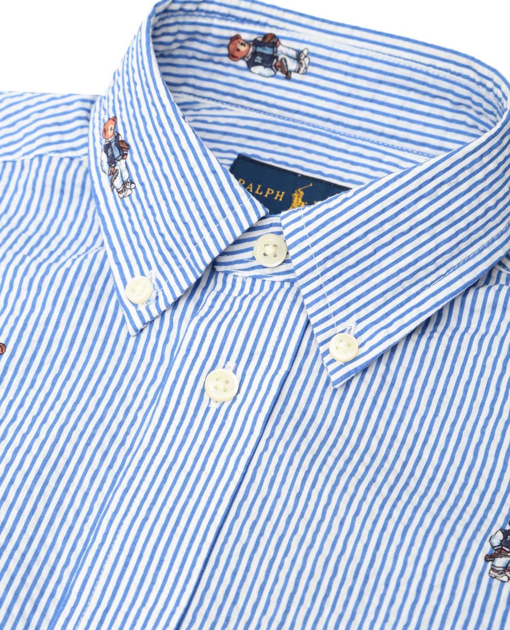 Рубашка Polo Ralph Lauren Kids 321785769002, синий цвет • Купить в интернет-магазине Kameron
