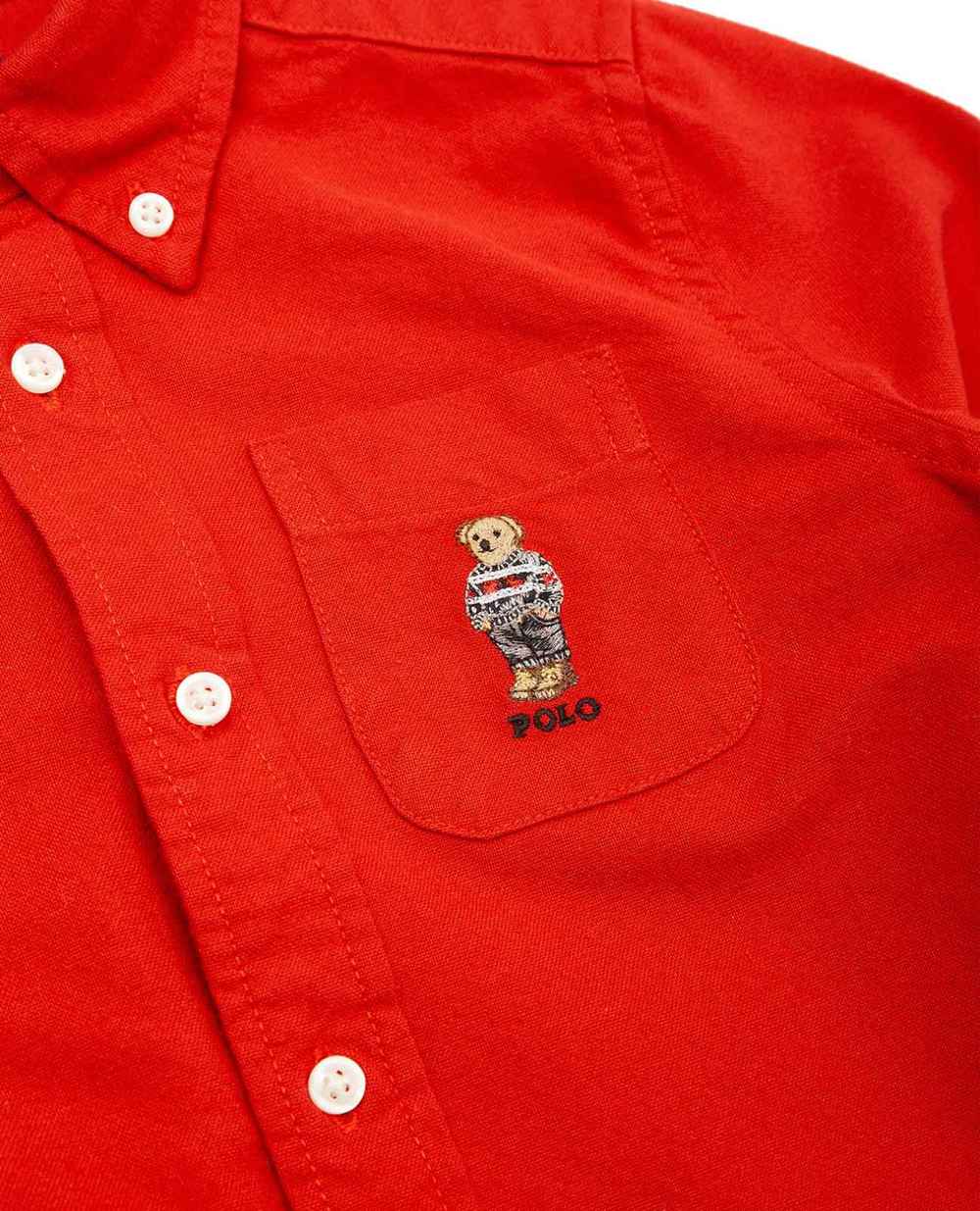 Рубашка Polo Ralph Lauren Kids 321853501002, красный цвет • Купить в интернет-магазине Kameron
