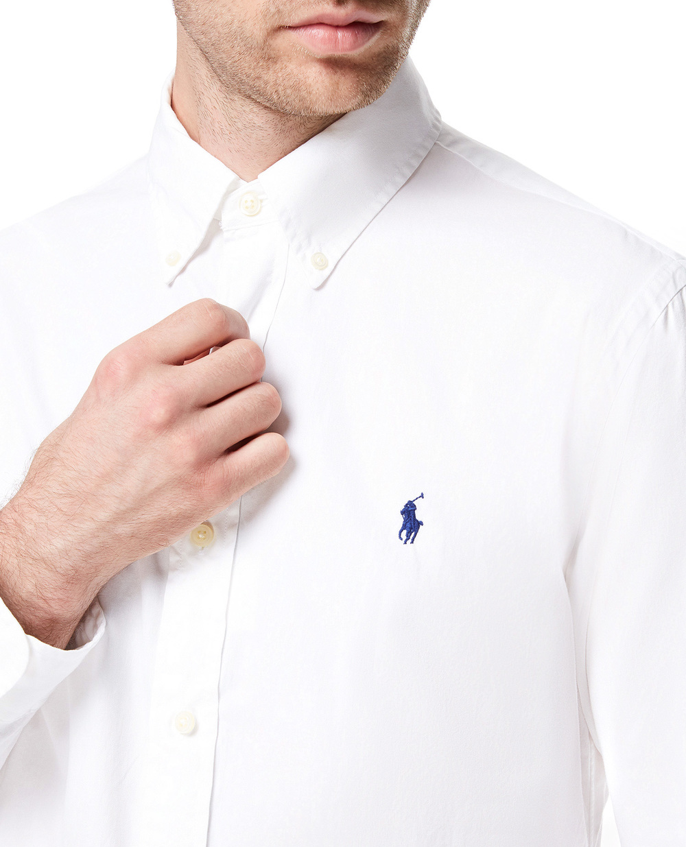 Рубашка Polo Ralph Lauren 710795235008, белый цвет • Купить в интернет-магазине Kameron