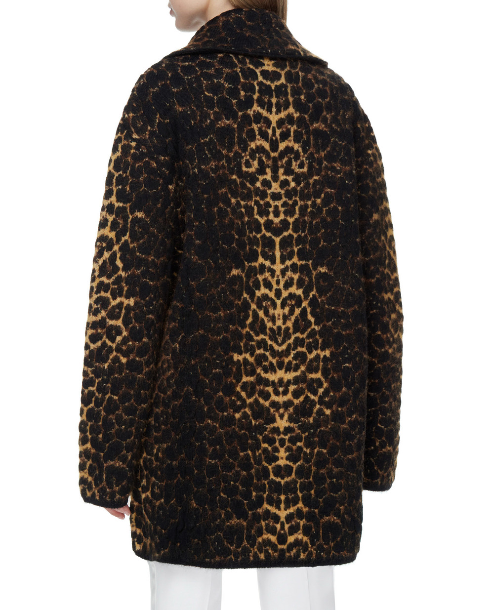 Шерстяное пальто Saint Laurent 633418-YARC2, разноцветный цвет • Купить в интернет-магазине Kameron