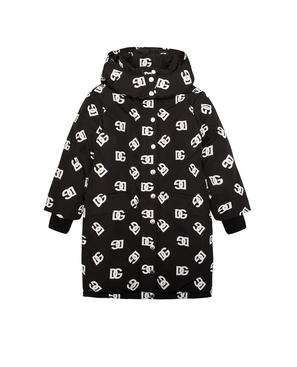 Детская куртка Dolce&Gabbana Kids L5JBM7-G7F9S-B, черный цвет • Купить в интернет-магазине Kameron