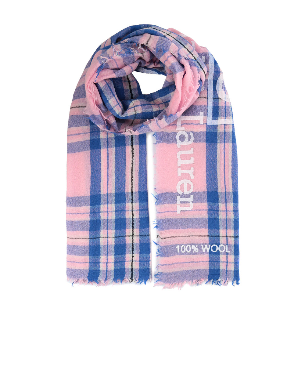Шерстяной шарф Polo Ralph Lauren 455765404001, розовый цвет • Купить в интернет-магазине Kameron