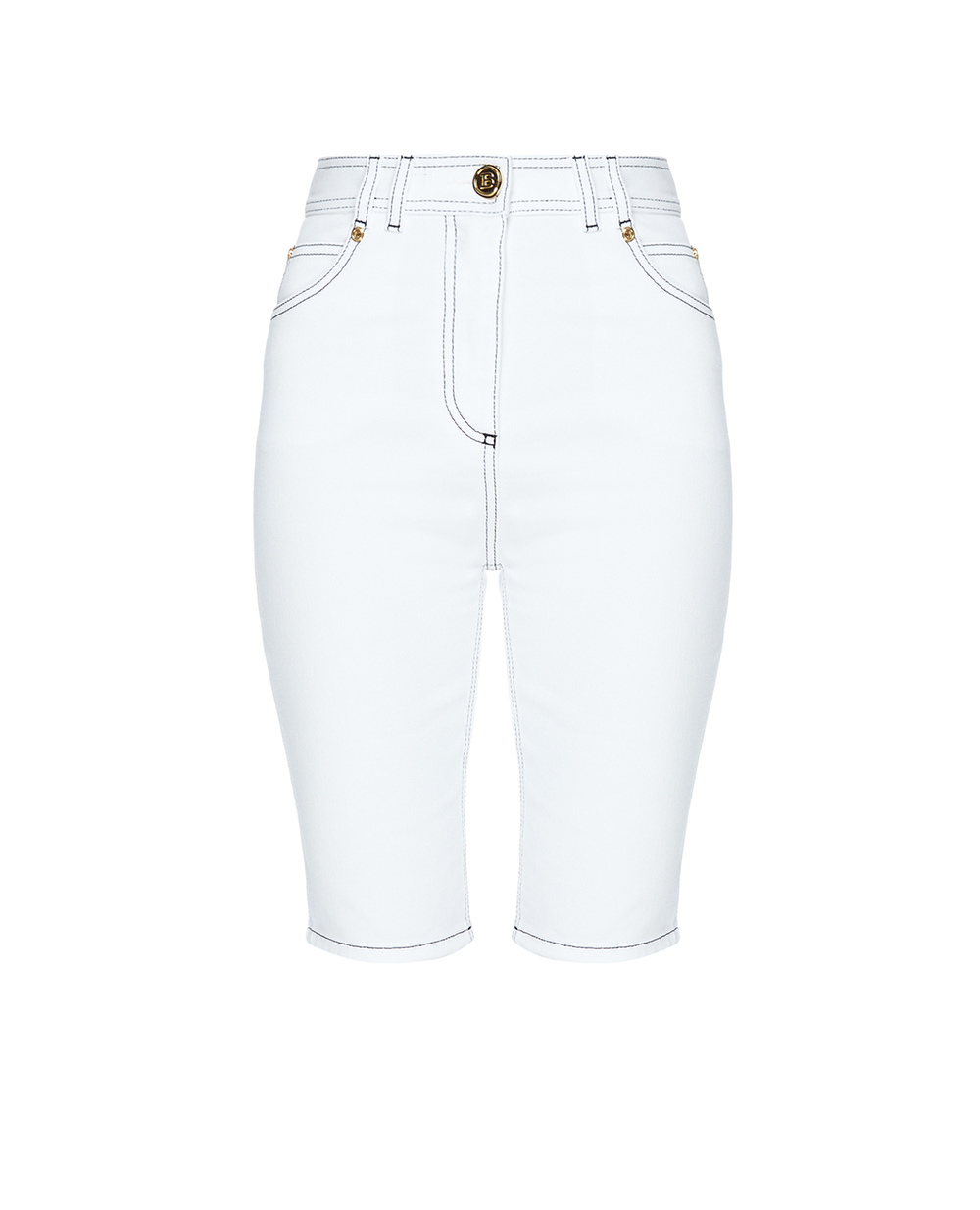 Шорти Balmain VF15425D087, білий колір • Купити в інтернет-магазині Kameron