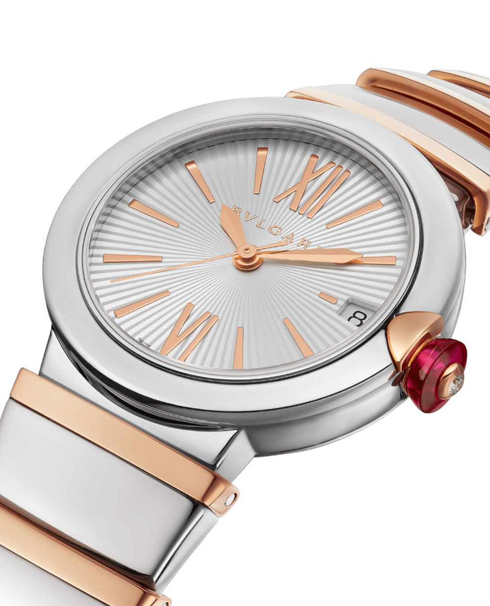 Часы LVCEA Bulgari 102197, серебряный цвет • Купить в интернет-магазине Kameron