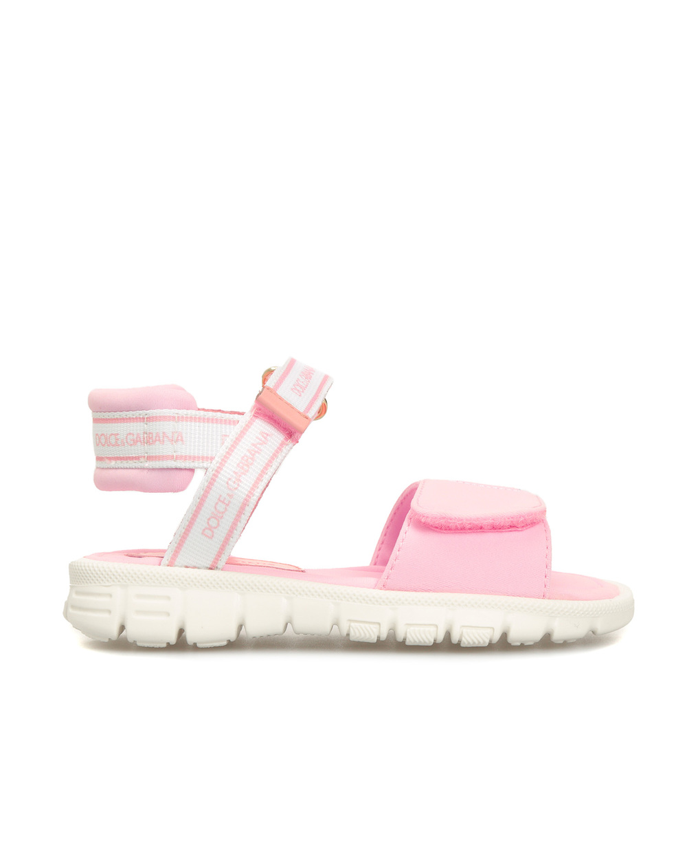 Дитячі сандалі Dolce&Gabbana Kids DL0068-AY233, рожевий колір • Купити в інтернет-магазині Kameron