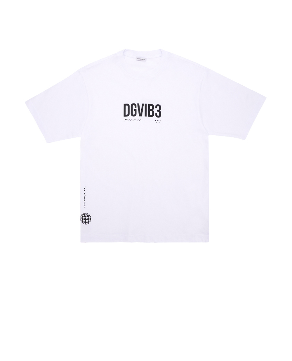 Детская футболка Dolce&Gabbana Kids L7JTHT-G7M6P, белый цвет • Купить в интернет-магазине Kameron