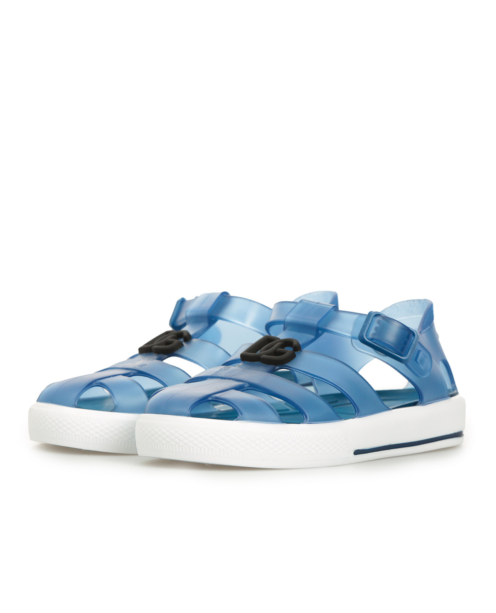 Детские сандали Dolce&Gabbana Kids DN0115-AT079, синий цвет • Купить в интернет-магазине Kameron
