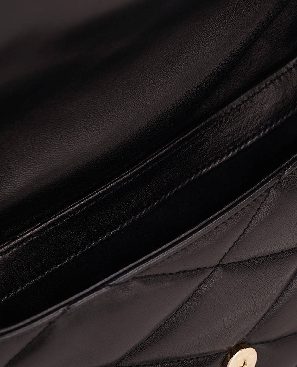 Кожаная сумка Le 57 Hobo Saint Laurent 698567-AAAO0, черный цвет • Купить в интернет-магазине Kameron