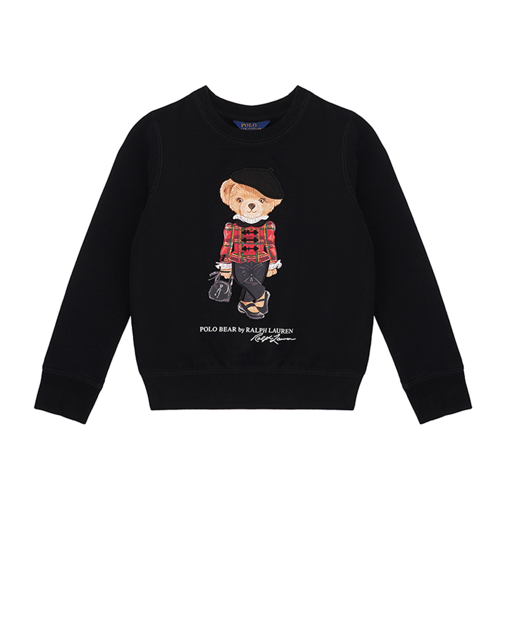 Детский свитшот Polo Bear Polo Ralph Lauren Kids 313920453001, черный цвет • Купить в интернет-магазине Kameron