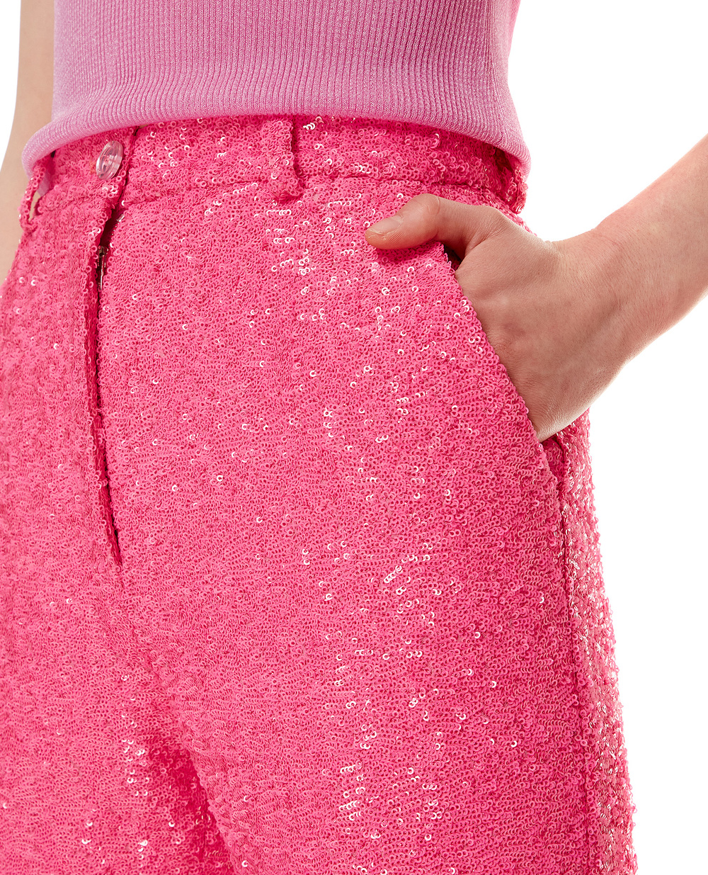 Штани Dolce&Gabbana FTAM2T-FLM7Q, рожевий колір • Купити в інтернет-магазині Kameron