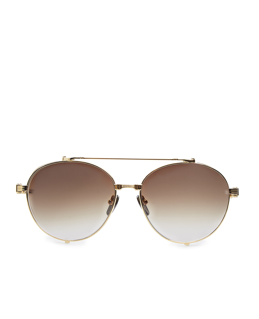 Солнцезащитные очки Balmain BPS-111A-60, золотой цвет • Купить в интернет-магазине Kameron
