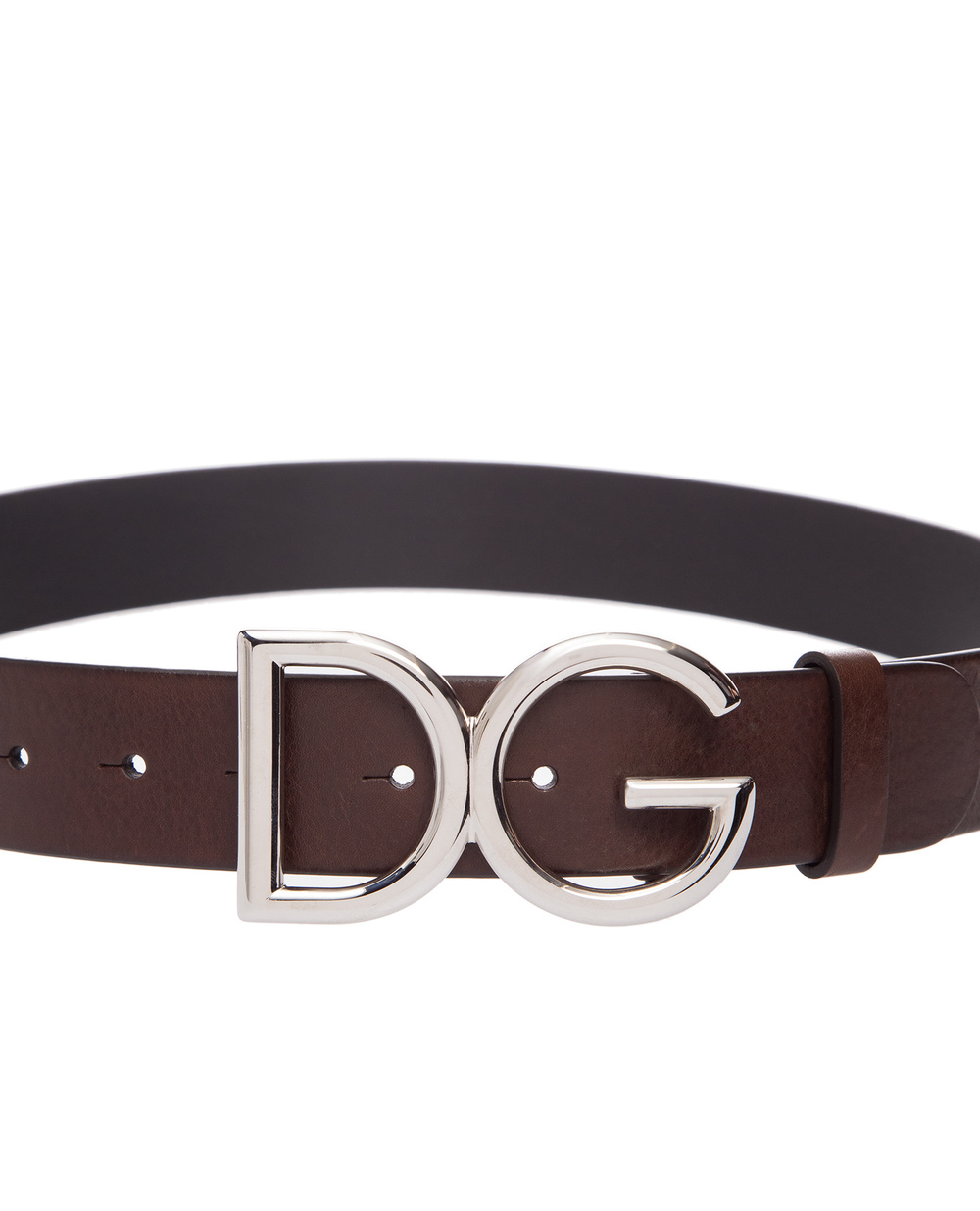 Кожаный ремень Dolce&Gabbana BC4245-AI894, коричневый цвет • Купить в интернет-магазине Kameron