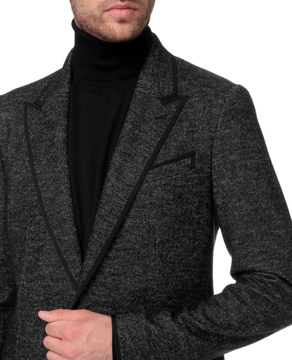 Пиджак Dolce&Gabbana G2OX0T-FM7B9, черный цвет • Купить в интернет-магазине Kameron