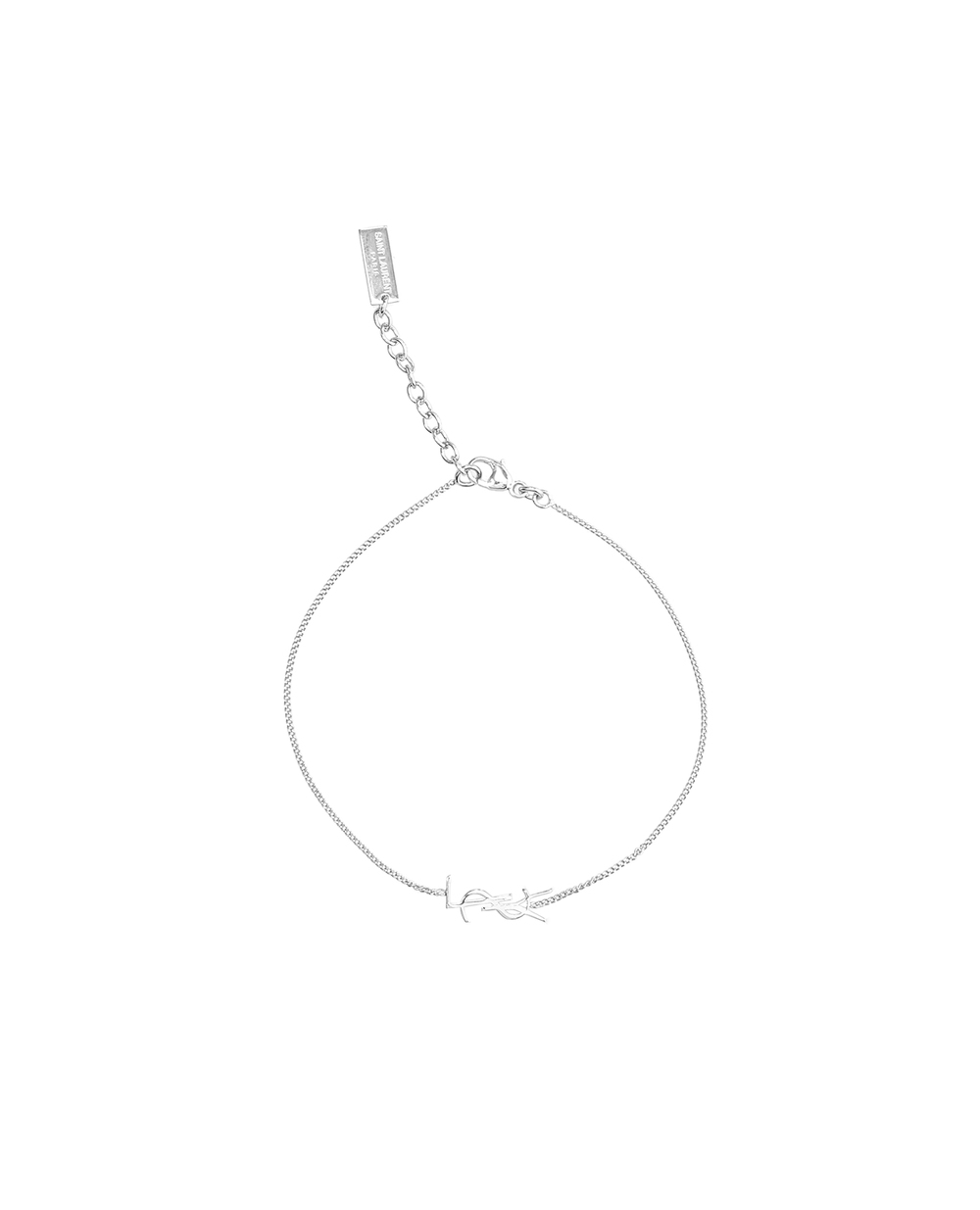 Браслет Charm Saint Laurent 635533-Y1500, серебряный цвет • Купить в интернет-магазине Kameron