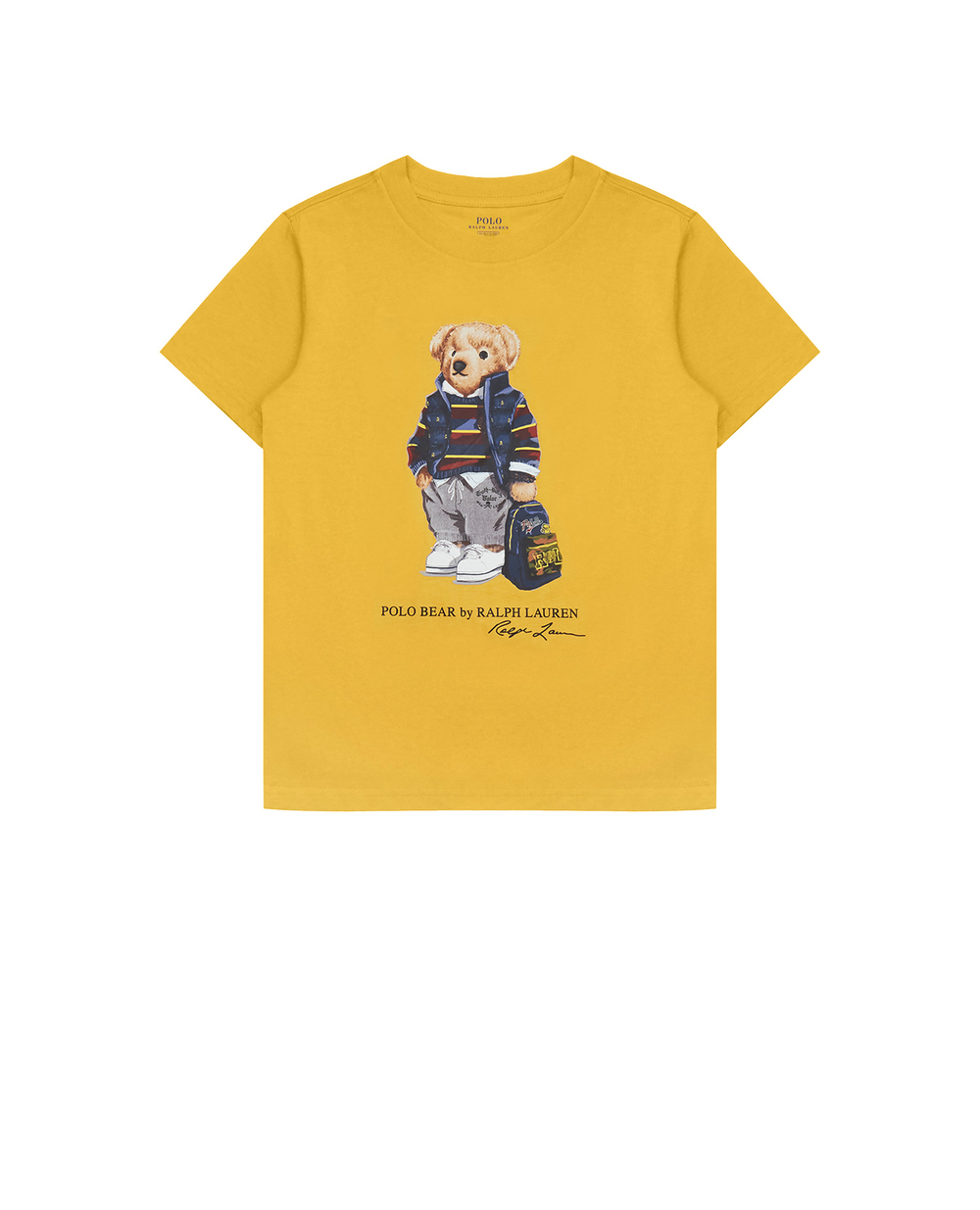 Футболка Polo Ralph Lauren Kids 320799045001, жовтий колір • Купити в інтернет-магазині Kameron