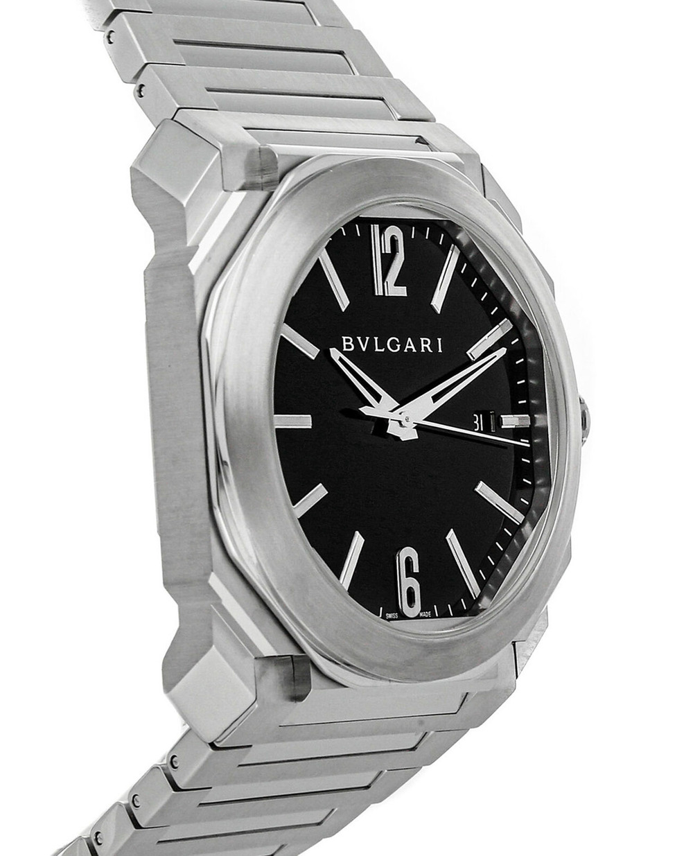 Часы Octo Bulgari 102031, черный цвет • Купить в интернет-магазине Kameron