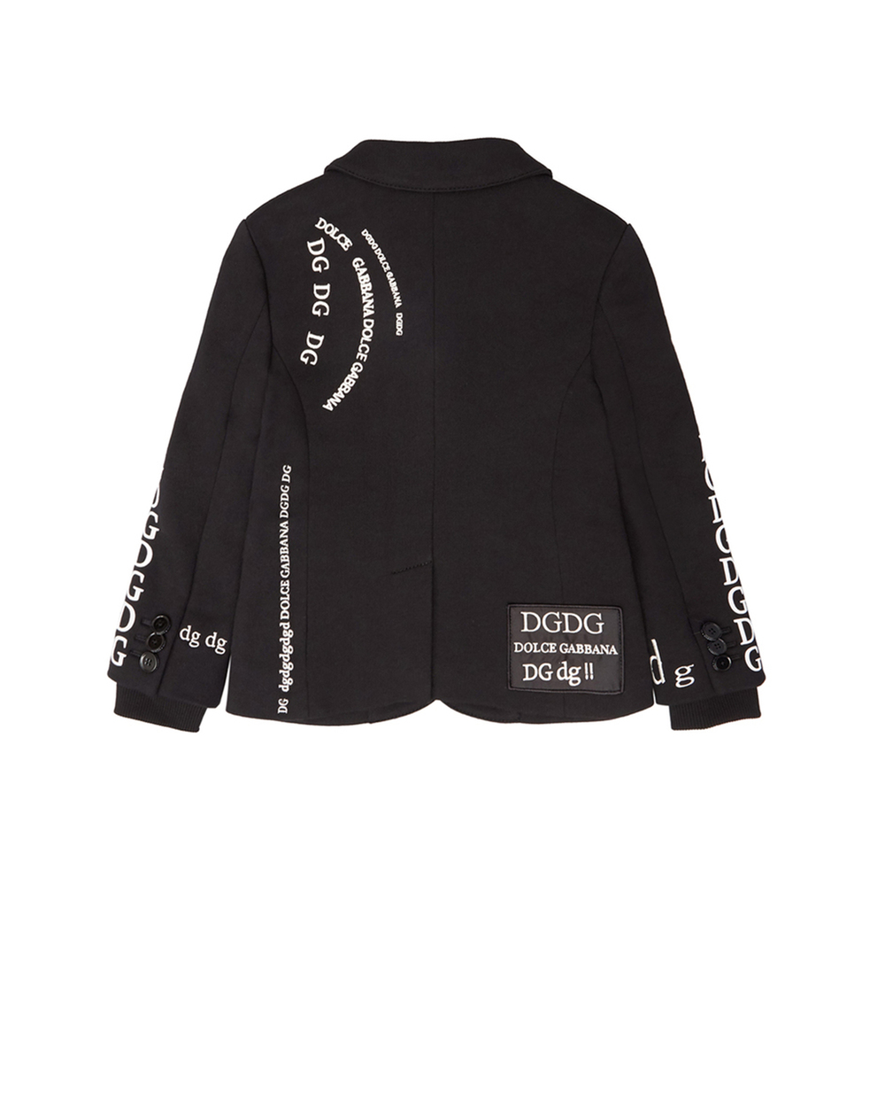 Піджак Dolce&Gabbana Kids L4JE25-G7XCJ-B, чорний колір • Купити в інтернет-магазині Kameron