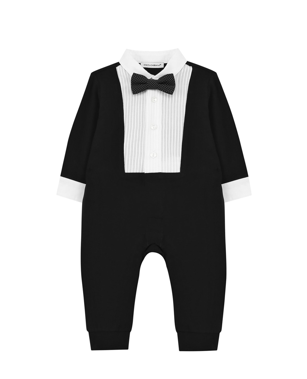 Детский человечек Dolce&Gabbana Kids L1JO9Q-G7JTD-, черный цвет • Купить в интернет-магазине Kameron