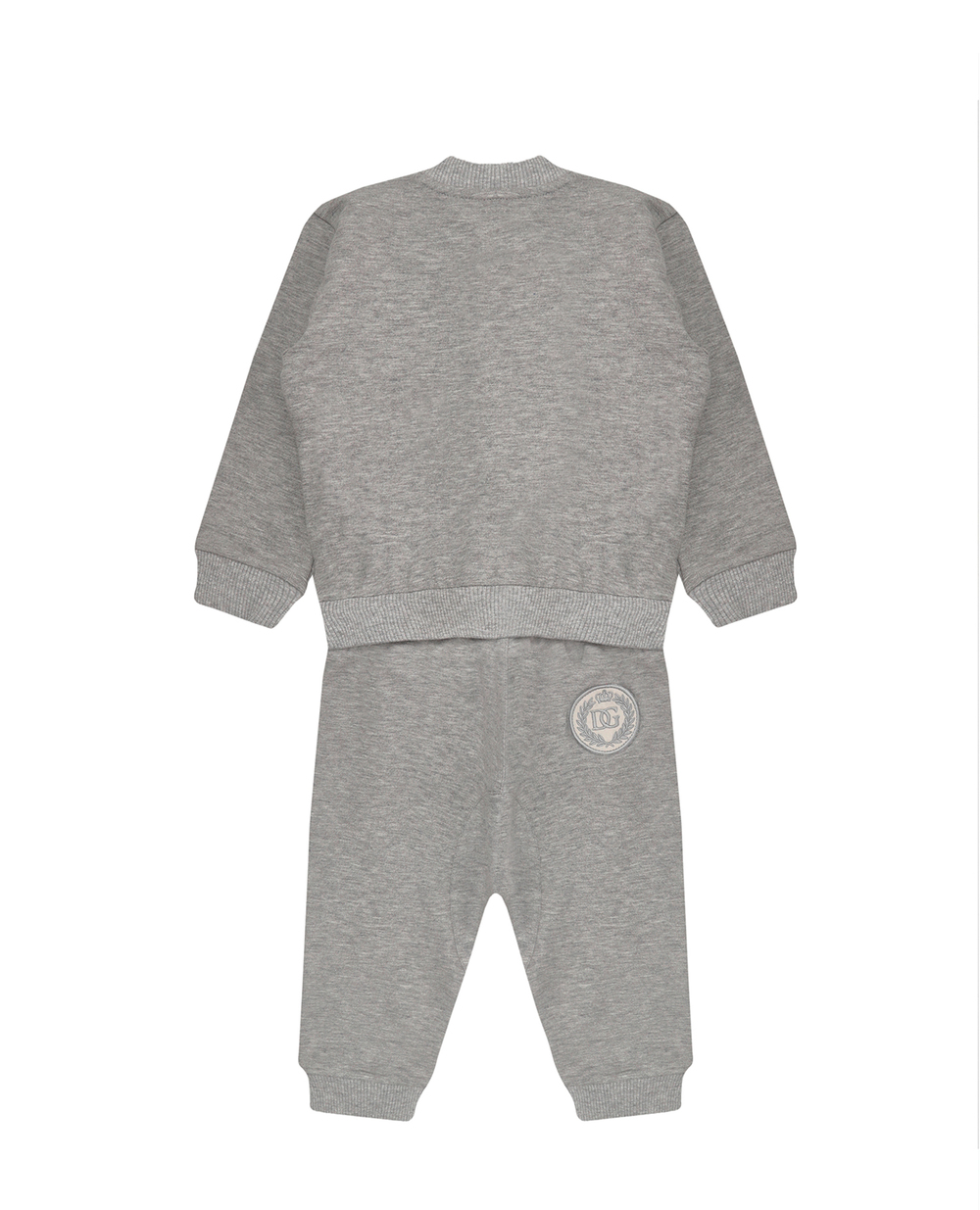Детская спортивная кофта (костюм) Dolce&Gabbana Kids L1JW2A-G7WYG, серый цвет • Купить в интернет-магазине Kameron