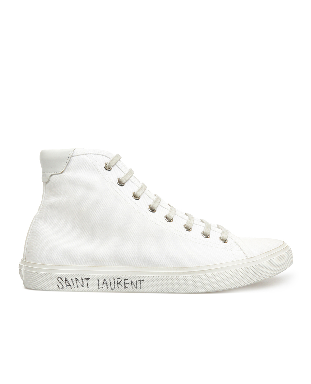 Кеды Malibu Saint Laurent 606076-GUZ20-, белый цвет • Купить в интернет-магазине Kameron