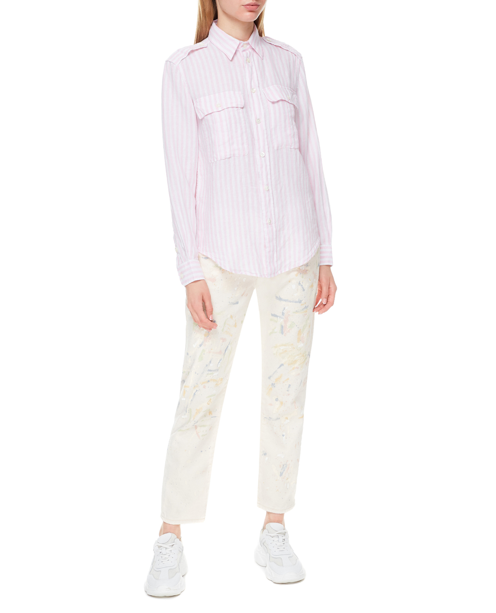 Лляна сорочка Polo Ralph Lauren 211842532001, різнокольоровий колір • Купити в інтернет-магазині Kameron