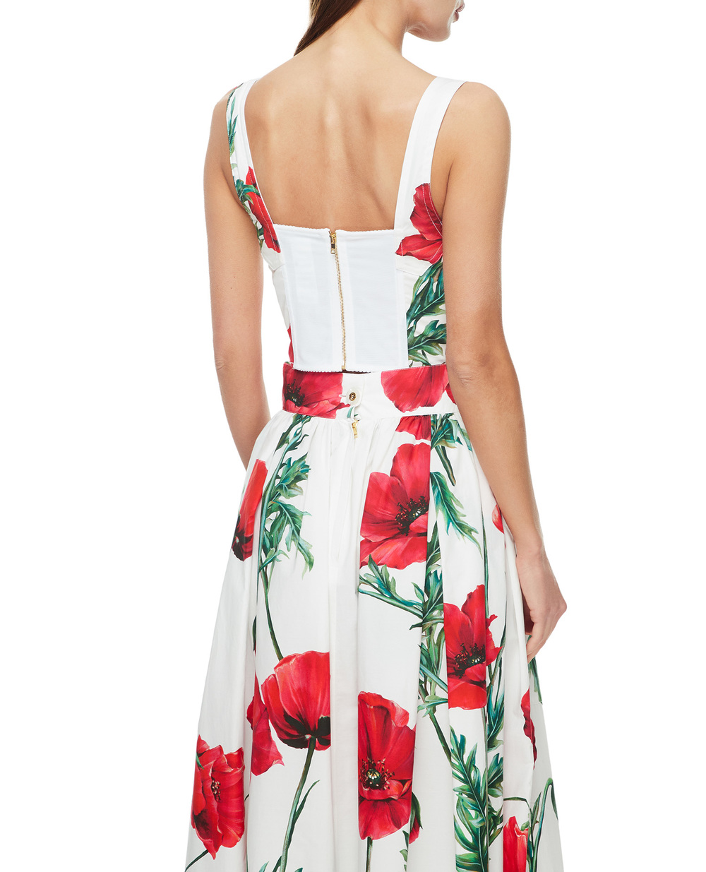 Топ Dolce&Gabbana F7W98T-FSEHV, белый цвет • Купить в интернет-магазине Kameron