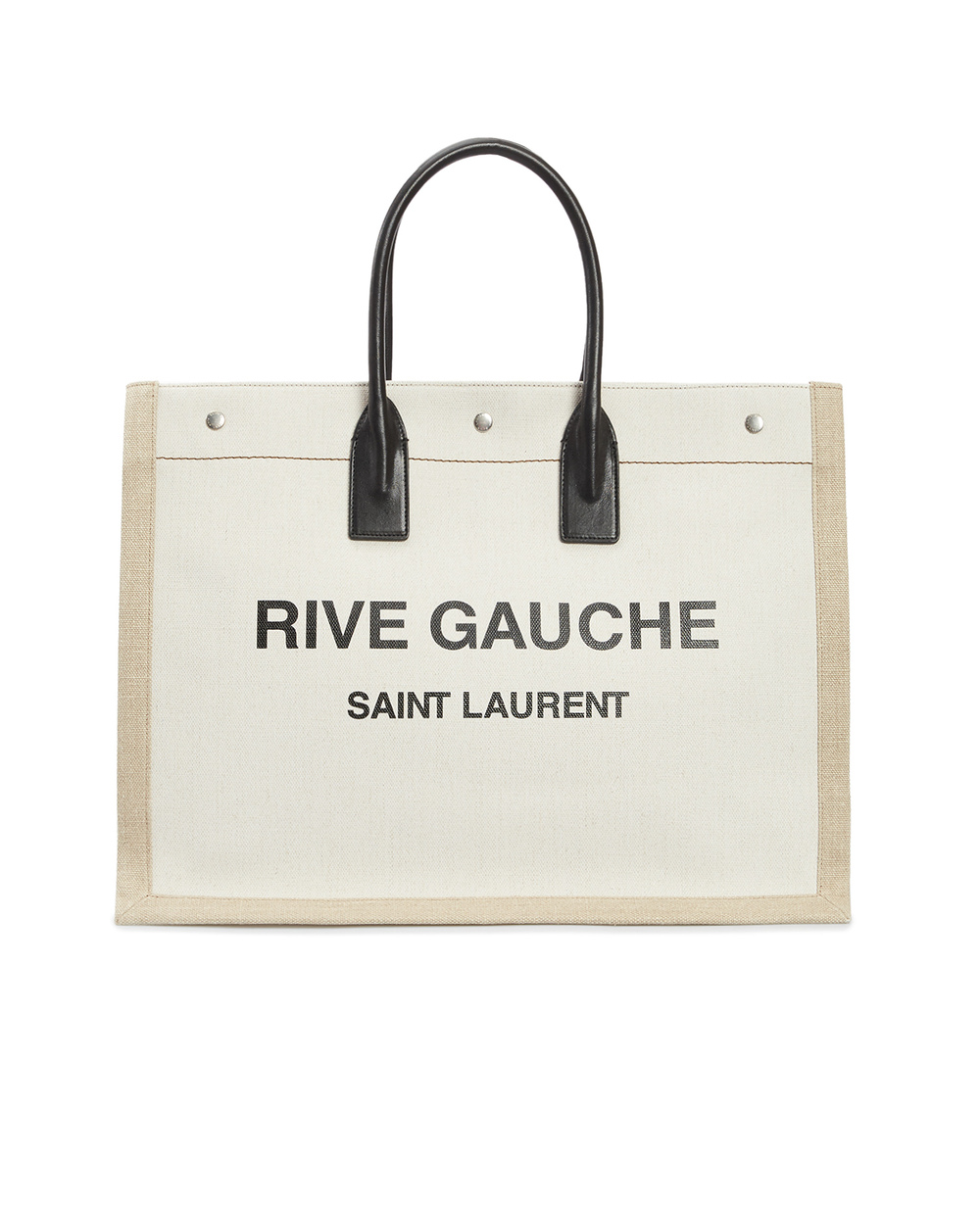 Льняная сумка Noe large Saint Laurent 509415-9J52E, белый цвет • Купить в интернет-магазине Kameron