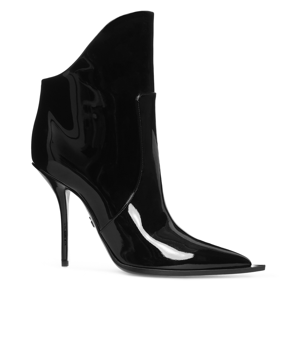 Кожаные ботильоны Dolce&Gabbana CT0794-AQ132, черный цвет • Купить в интернет-магазине Kameron