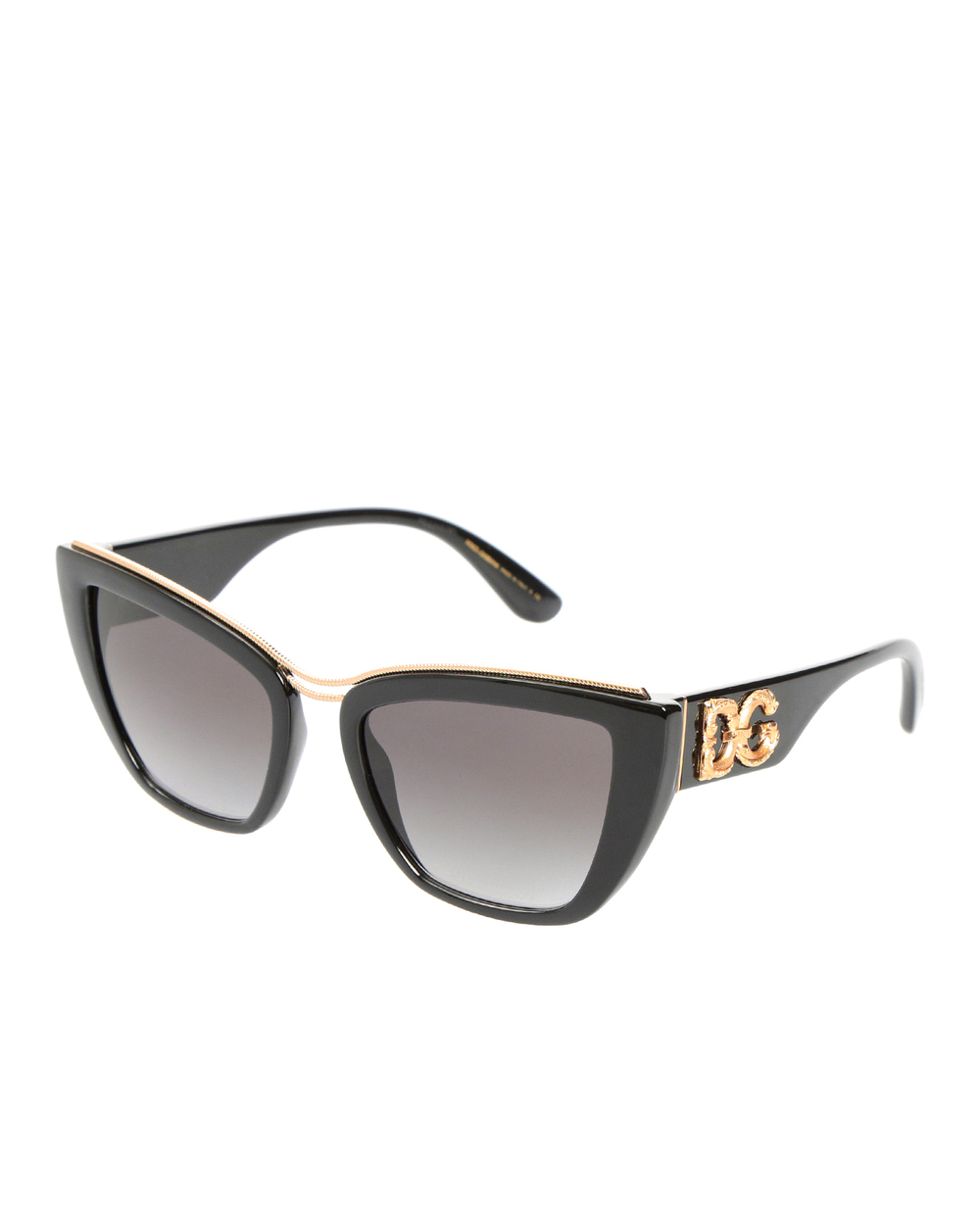 Сонцезахисні окуляри Dolce&Gabbana 6144501/8G54, чорний колір • Купити в інтернет-магазині Kameron