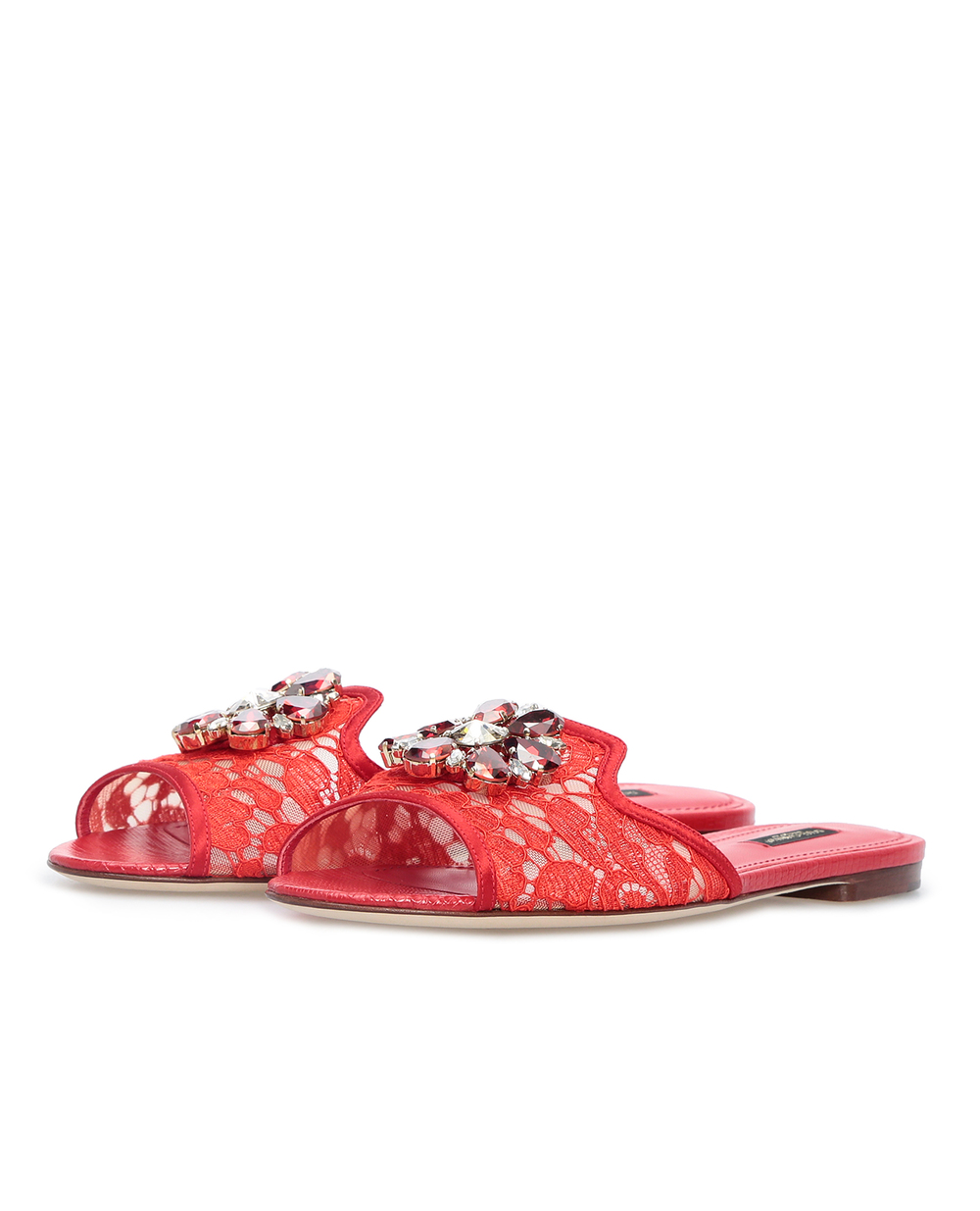 Мюли Dolce&Gabbana CQ0023-AG667FW17, красный цвет • Купить в интернет-магазине Kameron