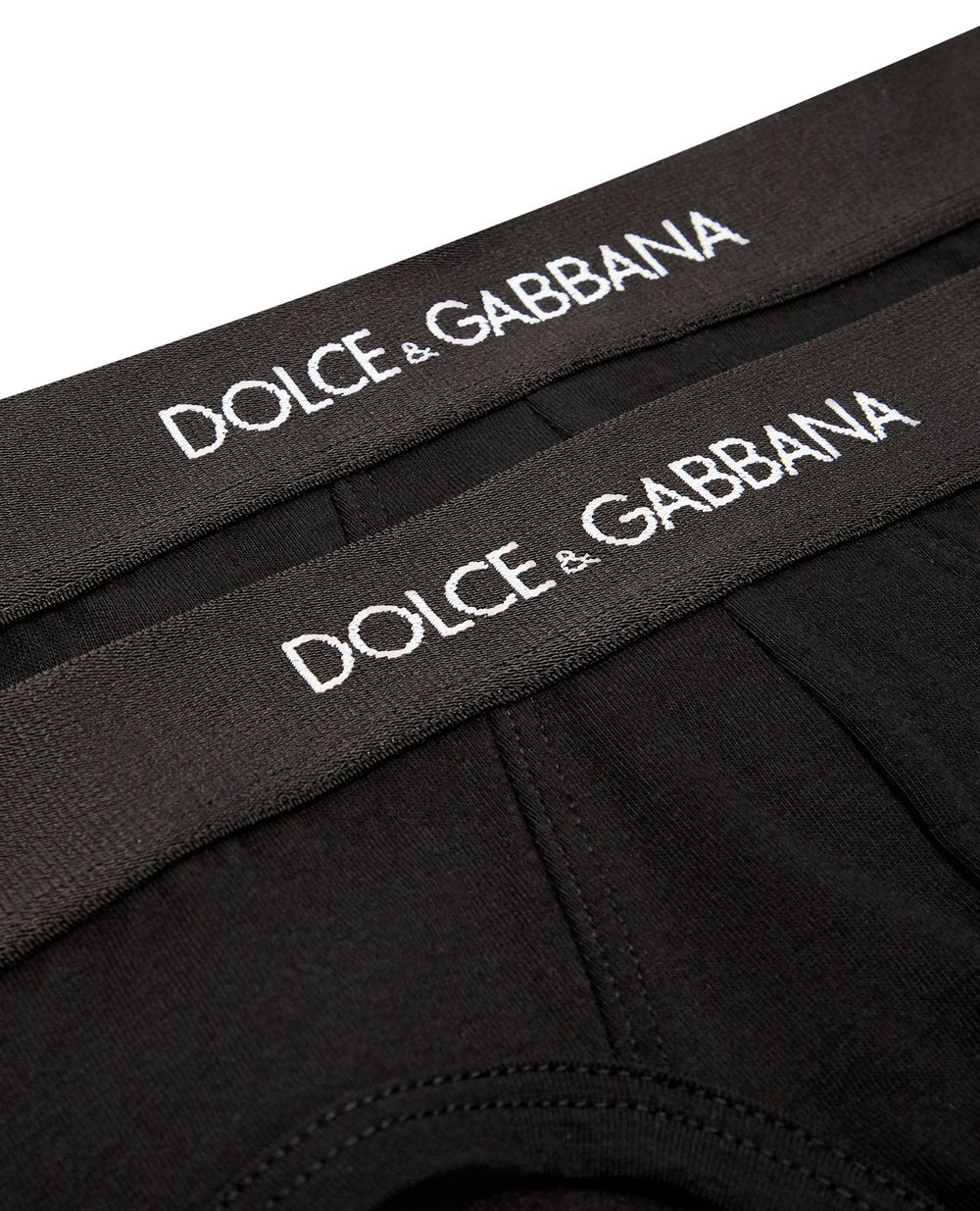 Слипы (2 шт) Dolce&Gabbana Kids L4J700-G7OCT, черный цвет • Купить в интернет-магазине Kameron