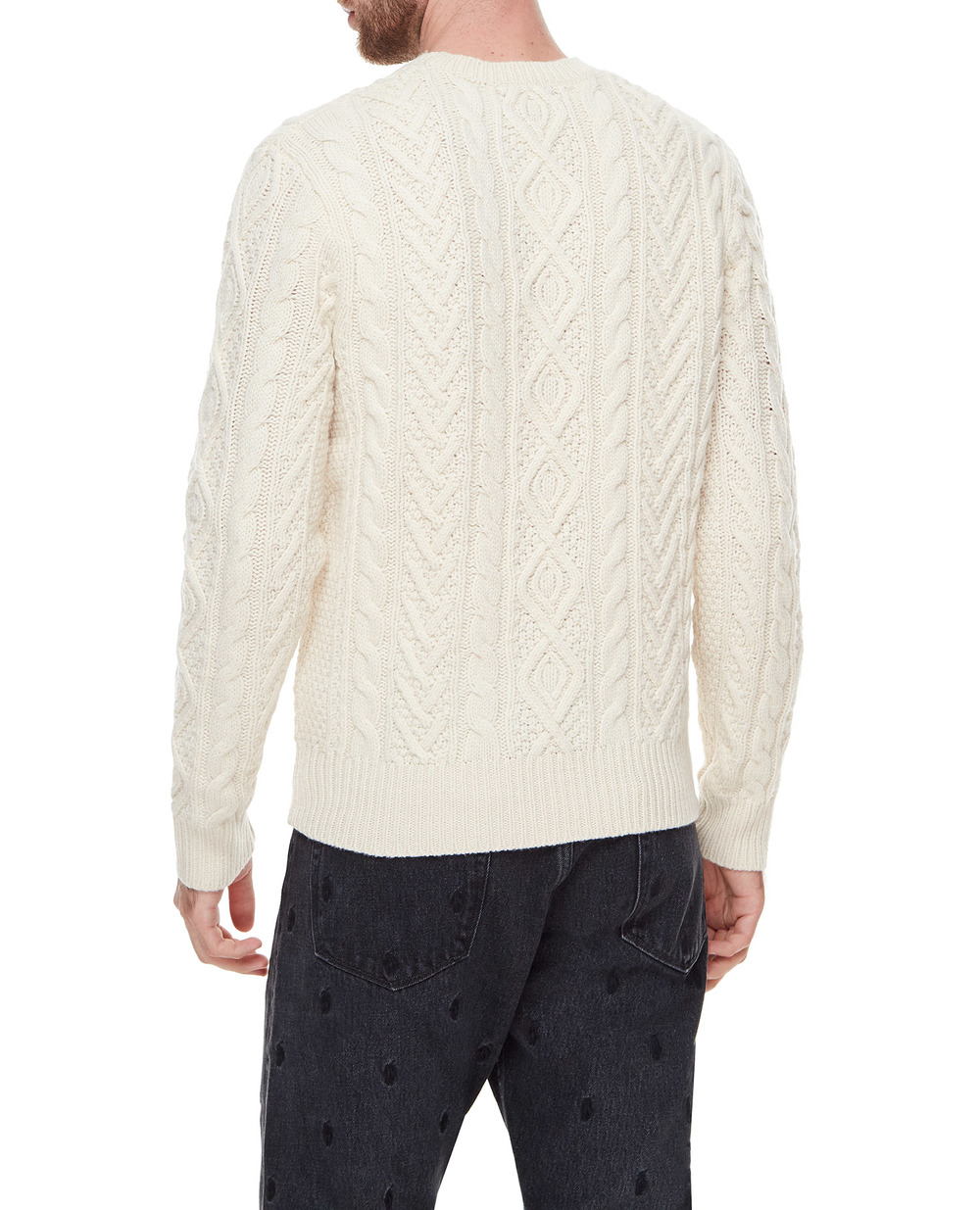 Шерстяной свитер Polo Ralph Lauren 710813349002, бежевый цвет • Купить в интернет-магазине Kameron