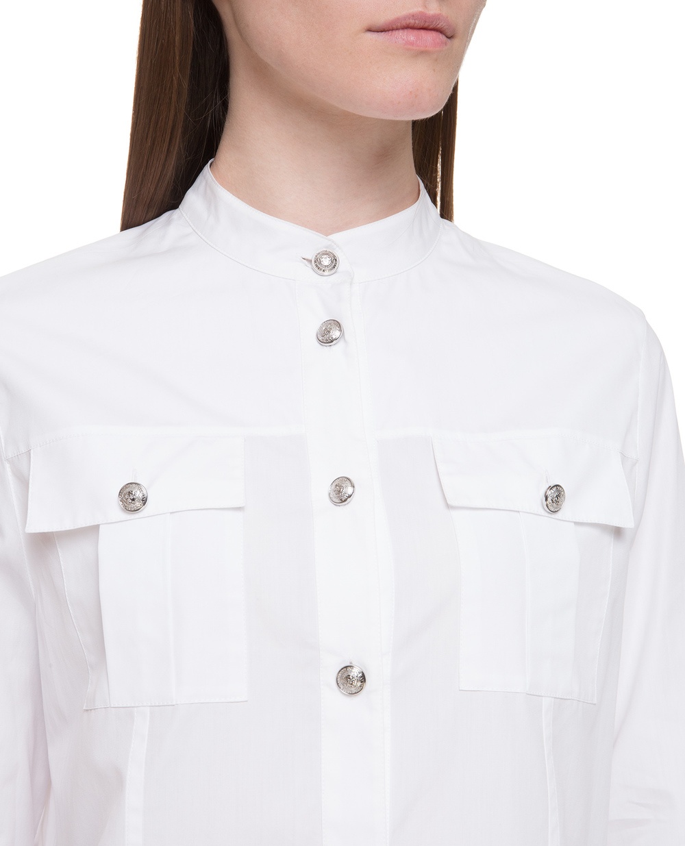Рубашка Balmain RF02340124C, белый цвет • Купить в интернет-магазине Kameron