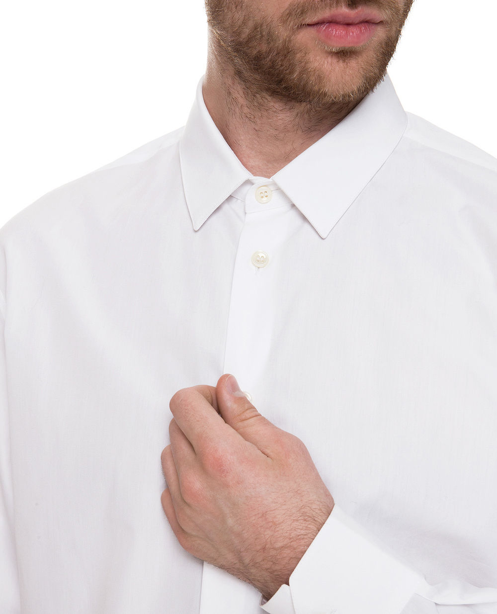 Сорочка Saint Laurent 535293-Y216W, білий колір • Купити в інтернет-магазині Kameron