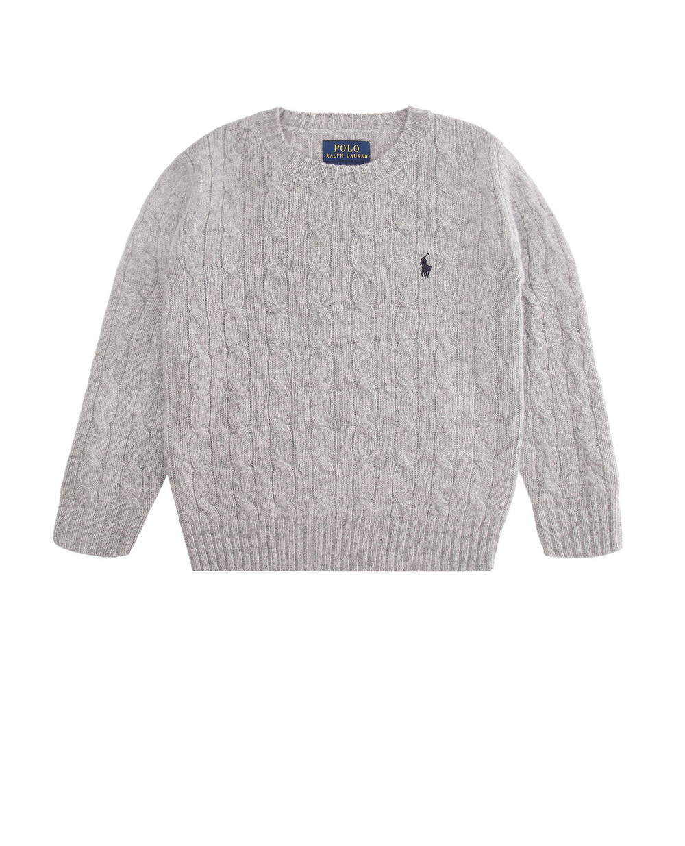 Шерстяной свитер Polo Ralph Lauren Kids 321702589006, серый цвет • Купить в интернет-магазине Kameron