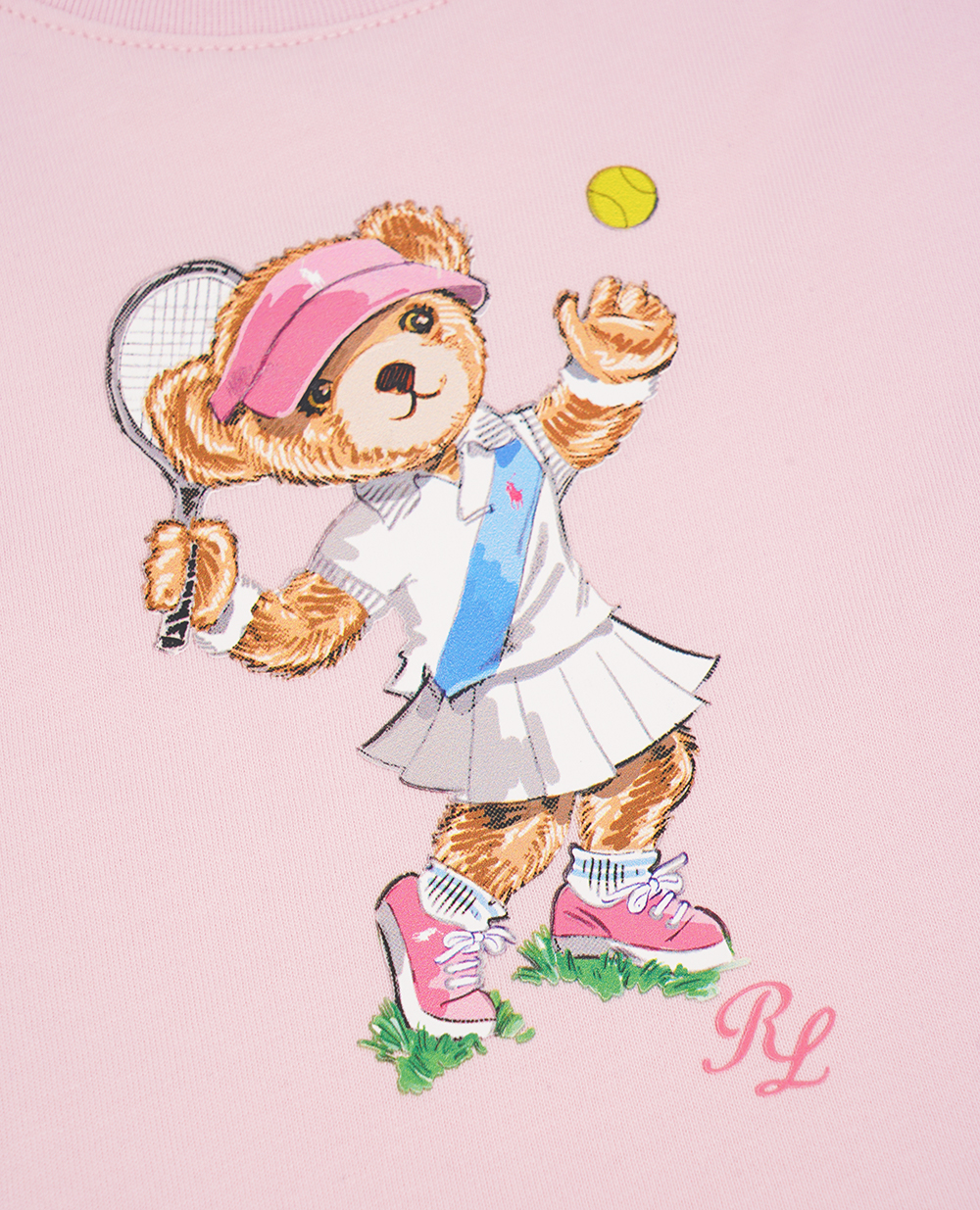 Детская футболка Polo Bear Polo Ralph Lauren Kids 310932755001, розовый цвет • Купить в интернет-магазине Kameron