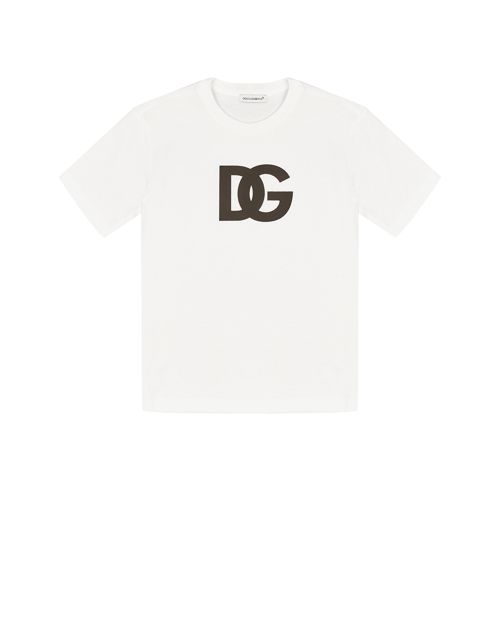 Дитяча футболка Dolce&Gabbana Kids L4JTBI-G7CB2-S, білий колір • Купити в інтернет-магазині Kameron